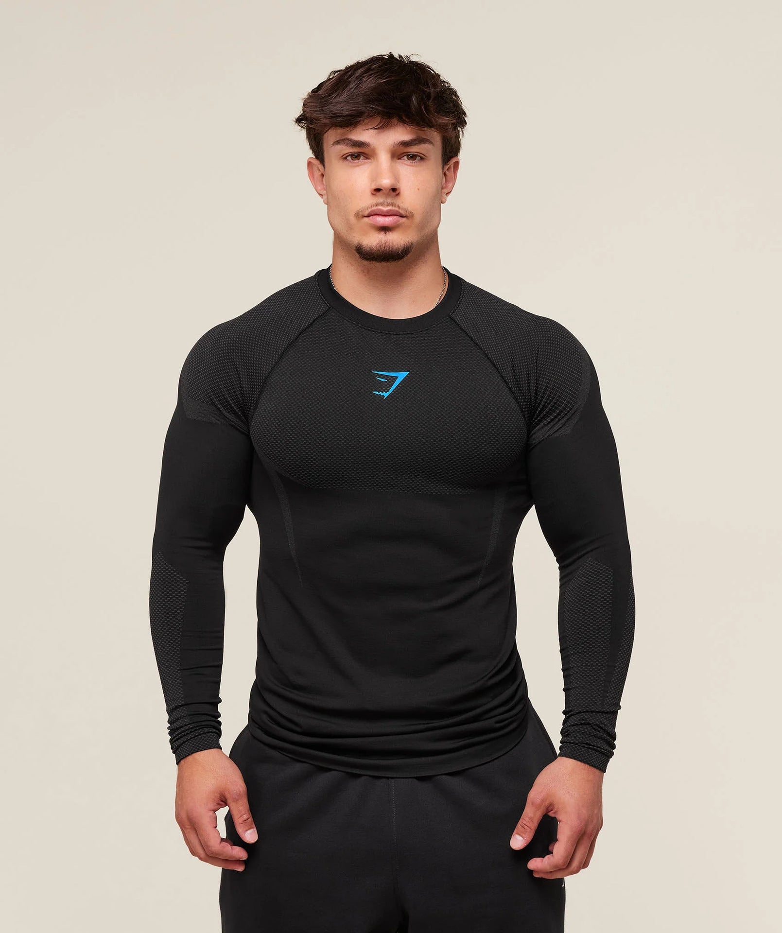GYMSHARK/ONYX5 Long-Sleeve Compression Training Shirt